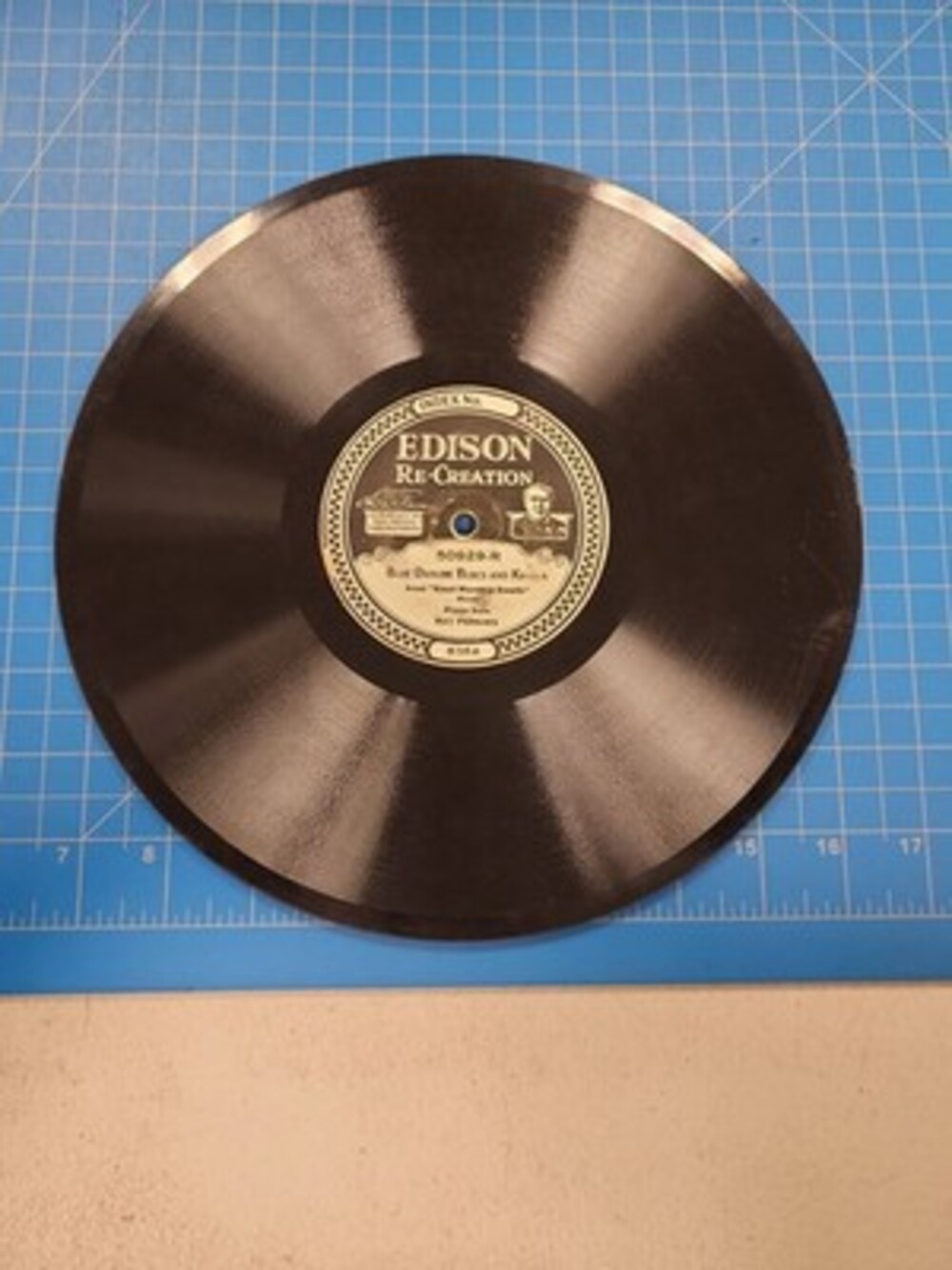 Edison Re-Creation Record Blue Danube Blues Ka-Lu-A 50929-R Ray Perkins Solo